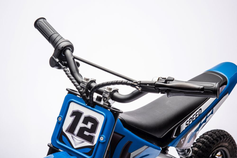 Elektrická motorka cross na akumulátor A9901 36V modrá