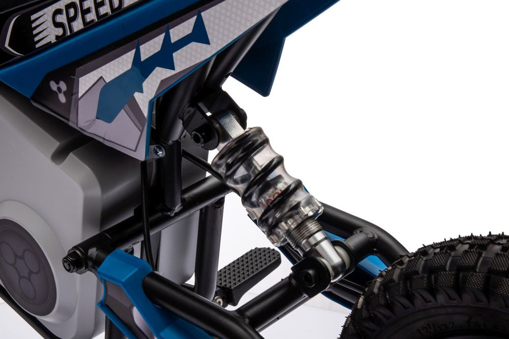 Elektrická motorka cross na akumulátor A9901 36V modrá