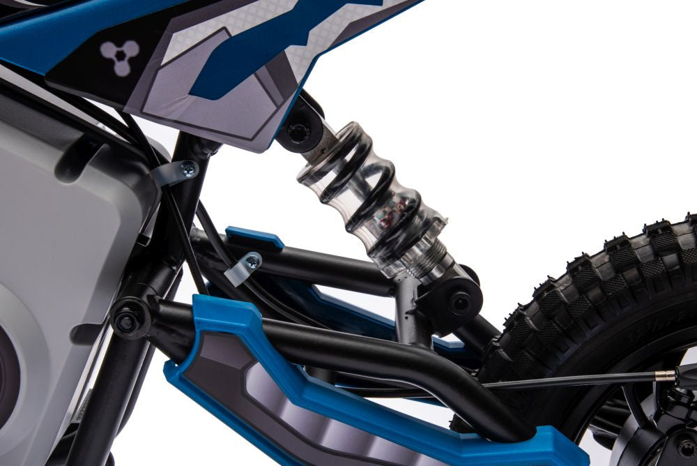 Elektrická motorka cross na akumulátor A9901 36V modrá