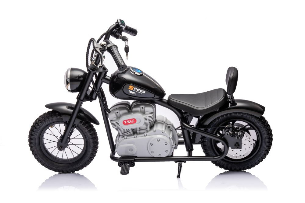 Elektrická motorka na akumulátor 36V černá – A9902