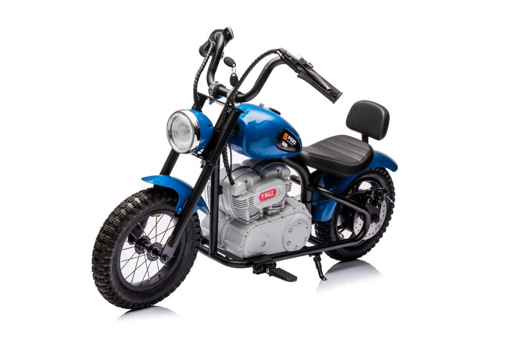 Elektrická motorka na akumulátor 36V modrá – A9902
