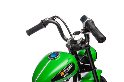 Elektrická motorka na akumulátor 36V zelená A9902