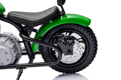 Elektrická motorka na akumulátor 36V zelená A9902