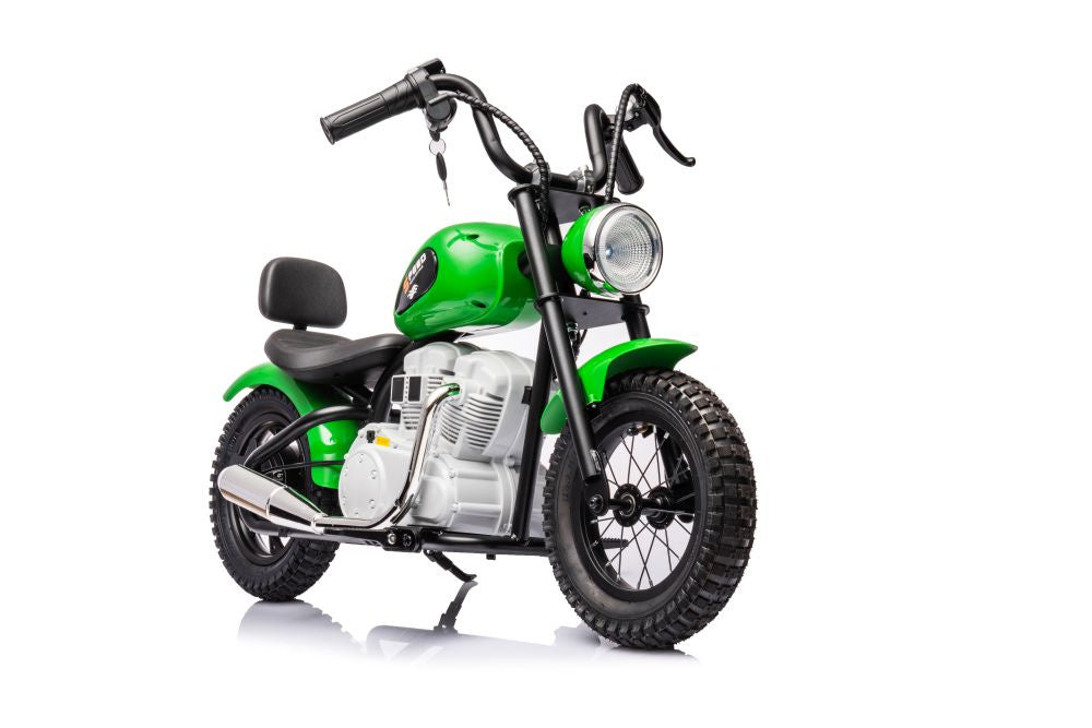 Elektrická motorka na akumulátor 36V zelená A9902
