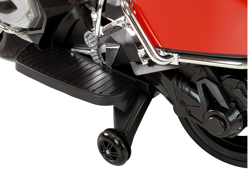 Elektrická motorka na akumulátor BMW R1200 policie červená