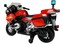 Elektrická motorka na akumulátor BMW R1200 policie červená