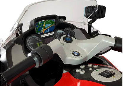 Elektrická motorka na akumulátor BMW R1200 policie červená