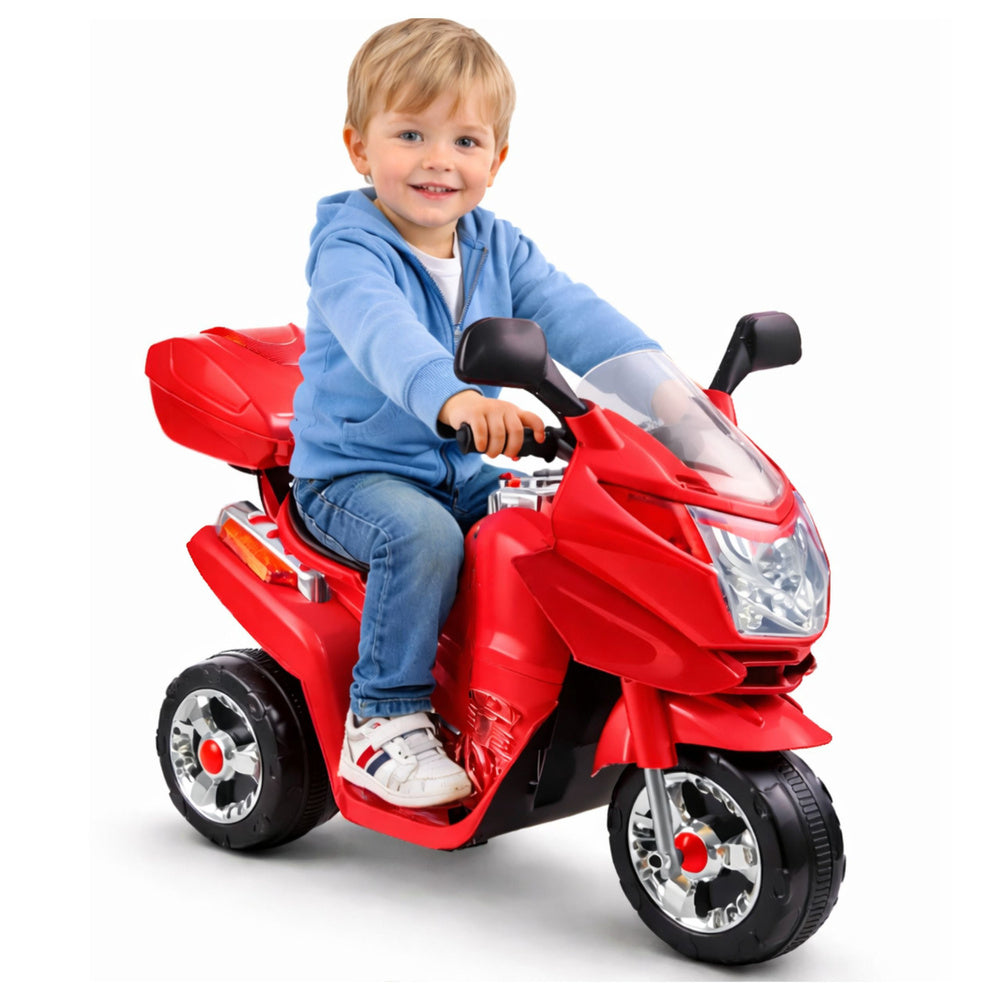 Elektrická motorka na akumulátor červená 3 km/h – HC8051