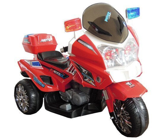 Elektrická motorka na akumulátor pro děti od 3 let červená