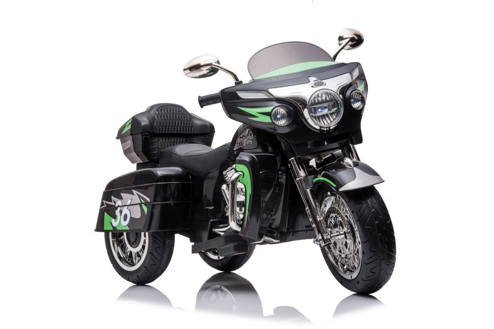 Elektrická motorka na akumulátor třikolová Goldwing černá
