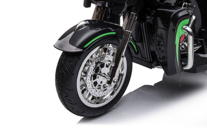 Elektrická motorka na akumulátor třikolová Goldwing černá