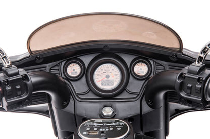 Elektrická motorka na akumulátor třikolová Goldwing černá