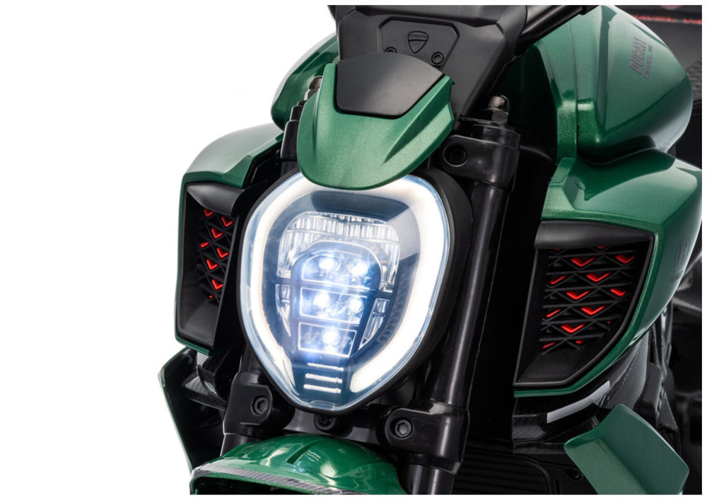 Elektrická motorka pro děti 12V s LED světly - XMX656