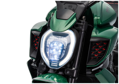Elektrická motorka pro děti 12V s LED světly - XMX656