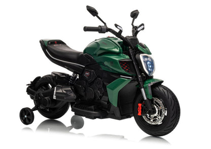 Elektrická motorka pro děti 12V s LED světly - XMX656