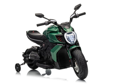 Elektrická motorka pro děti 12V s LED světly - XMX656