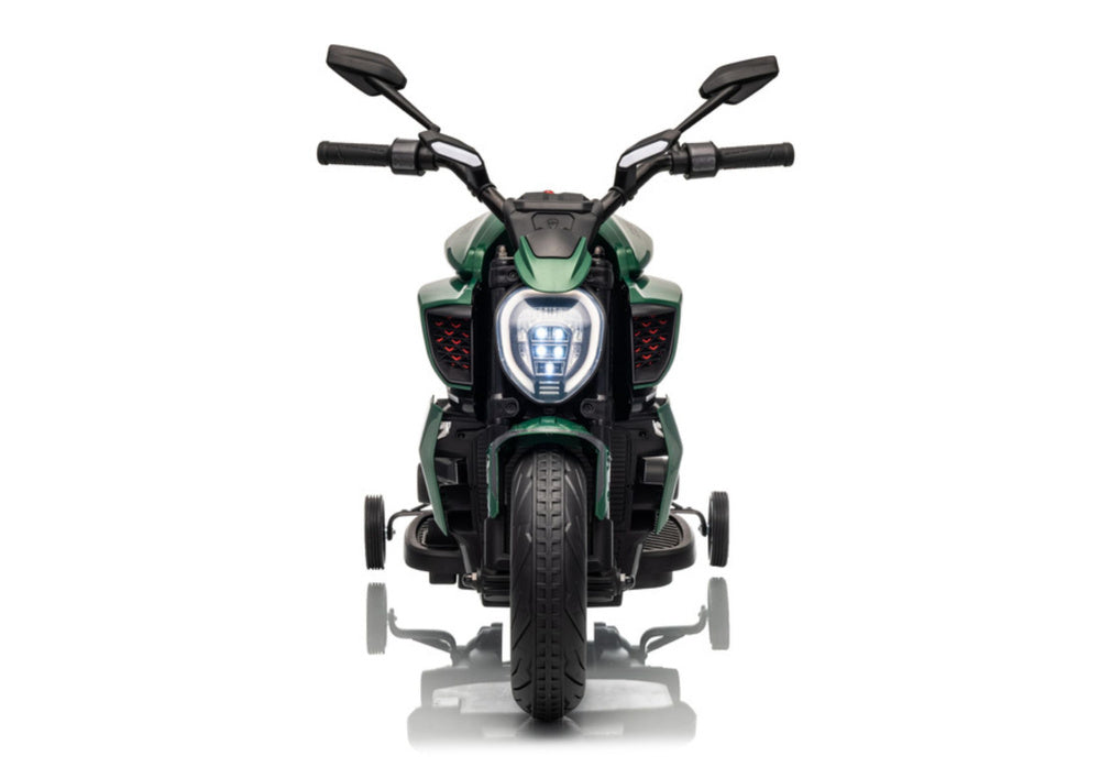 Elektrická motorka pro děti 12V s LED světly - XMX656