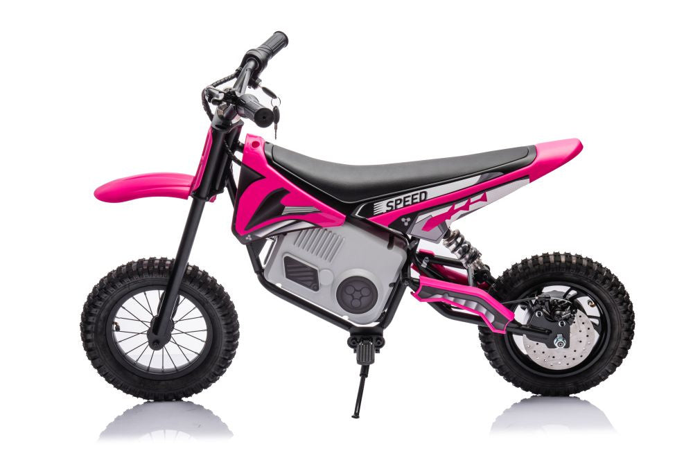 Elektrická motorka pro děti A9901 36V akumulátor růžová
