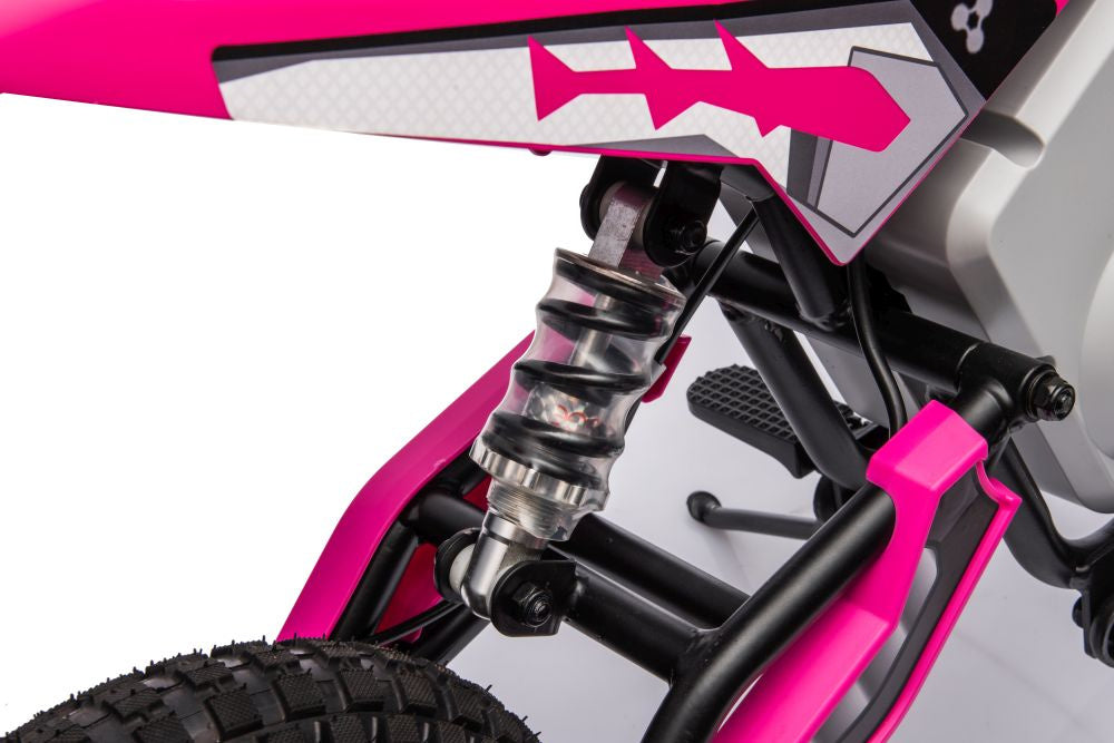 Elektrická motorka pro děti A9901 36V akumulátor růžová