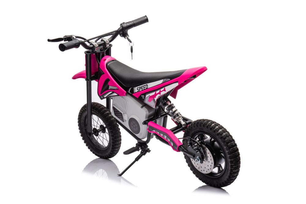 Elektrická motorka pro děti A9901 36V akumulátor růžová