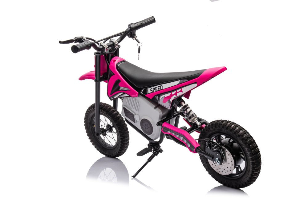 Elektrická motorka pro děti A9901 36V akumulátor růžová