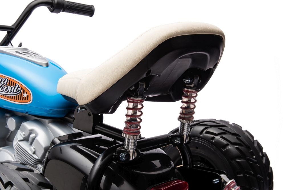 Elektrická motorka trojkolka 24V akumulátor modrá LL6688