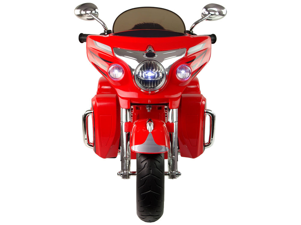 Elektrická motorka trojkolka Goldwing – červená | dětská