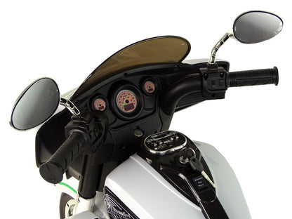 Elektrická motorka trojkolka Goldwing – pro děti | šedá