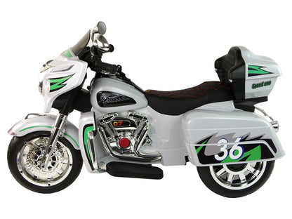 Elektrická motorka trojkolka Goldwing – pro děti | šedá