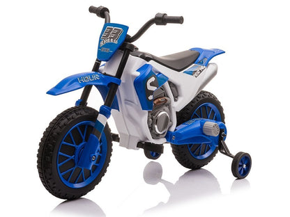 Elektrická motorka XMX616 modrá pro děti – 12V baterie