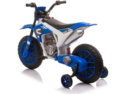 Elektrická motorka XMX616 modrá pro děti – 12V baterie
