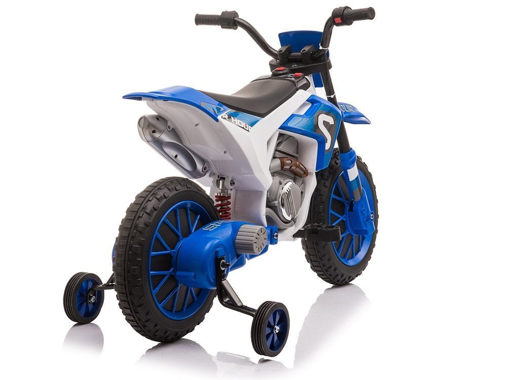 Elektrická motorka XMX616 modrá pro děti – 12V baterie