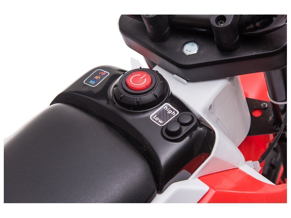 Elektrická motorka XMX616 oranžová – pro děti do 30 kg