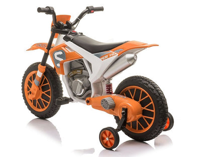 Elektrická motorka XMX616 oranžová – pro děti do 30 kg