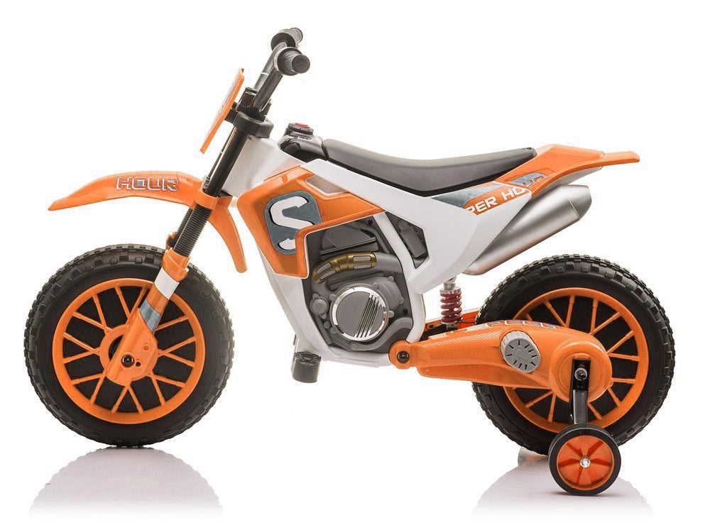 Elektrická motorka XMX616 oranžová – pro děti do 30 kg