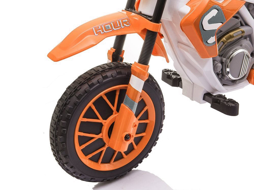 Elektrická motorka XMX616 oranžová – pro děti do 30 kg