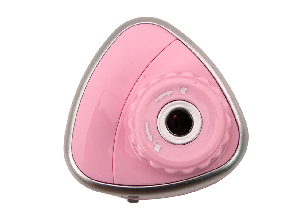 Elektrická ořezávátka na tužky a pastelky 6 8 mm růžová