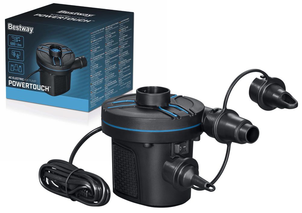 Elektrická pumpa 220/240V – s výměnnými koncovkami | Bestway