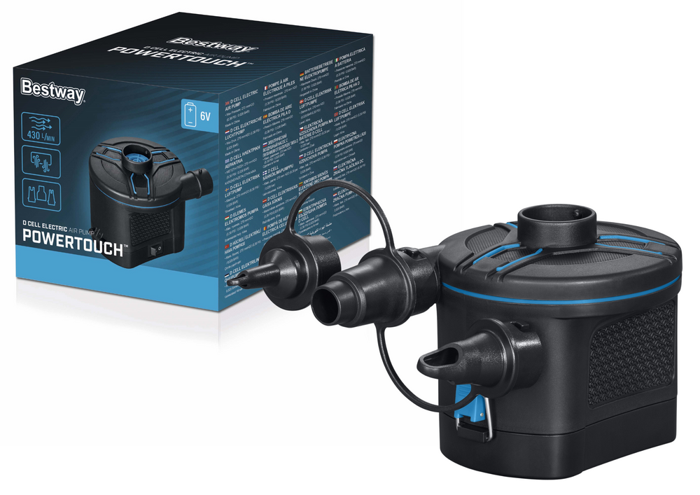 Elektrická pumpa s 3 koncovkami – s funkcí vypouštění | Bestway
