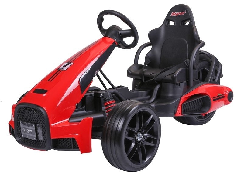 Elektrická šlapací motokára CH9939 červená