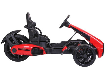 Elektrická šlapací motokára CH9939 červená