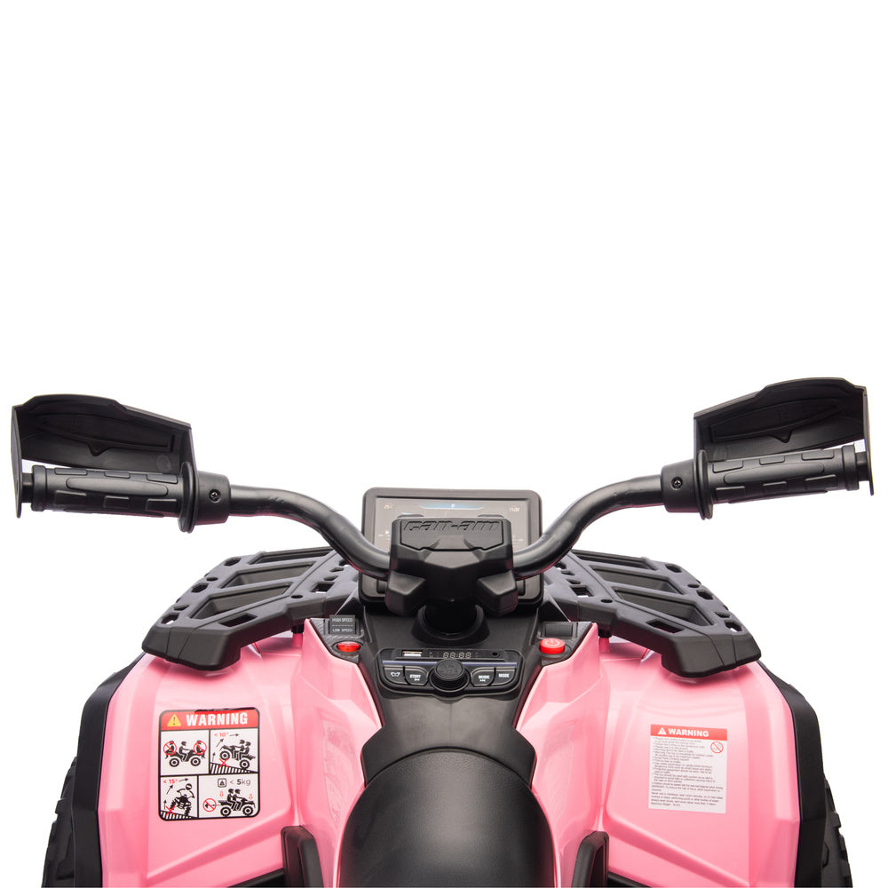 Elektrické ATV quad Can Am Outlander 4x4 růžové – DK-CA005
