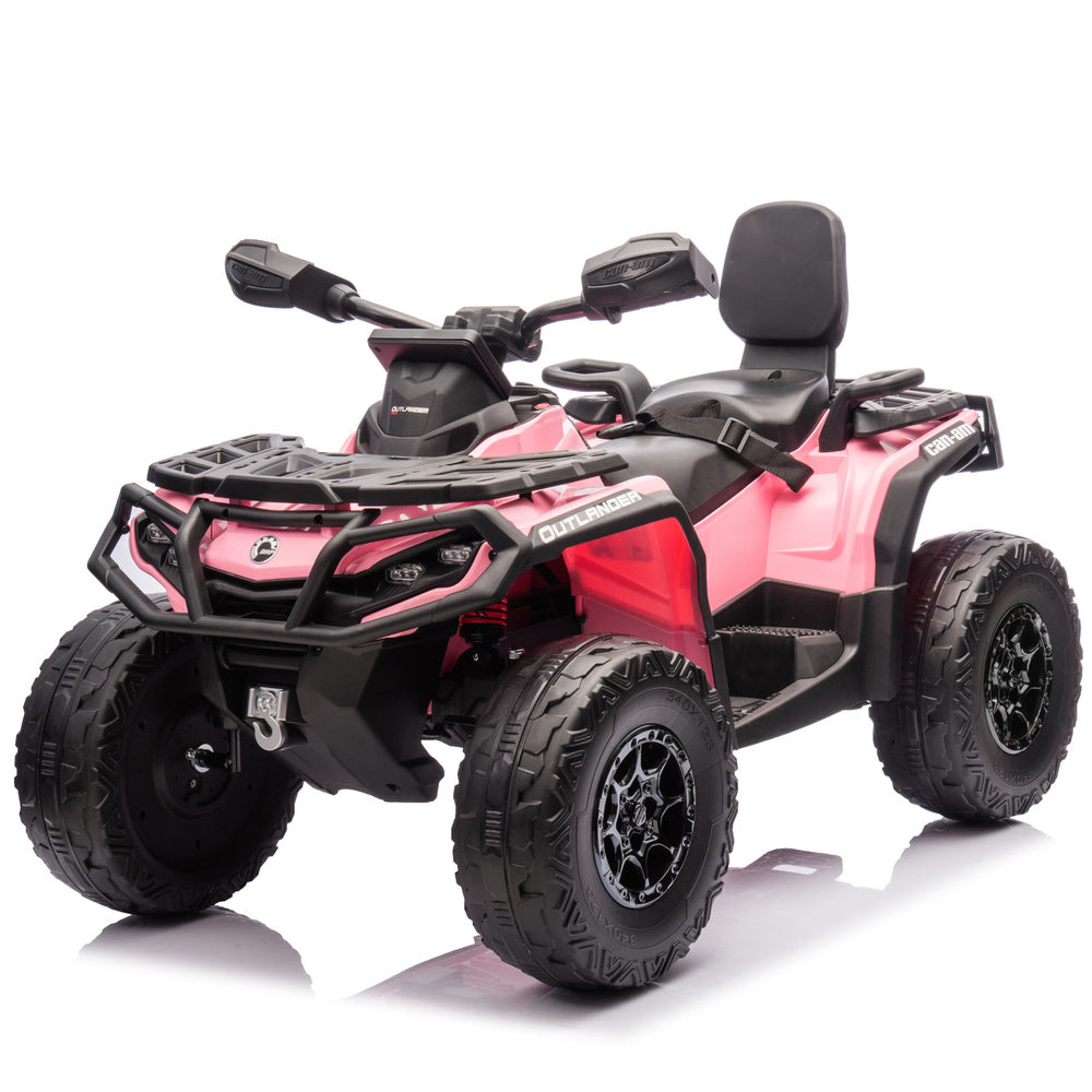 Elektrické ATV quad Can Am Outlander 4x4 růžové – DK-CA005