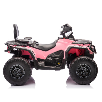 Elektrické ATV quad Can Am Outlander 4x4 růžové – DK-CA005