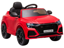 Elektrické autíčko Audi RS Q8 pro děti – červené
