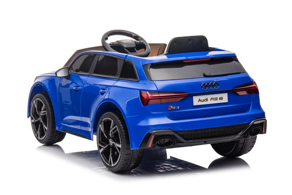 Elektrické autíčko Audi RS6 modré s dálkovým ovládáním – BRD-2118