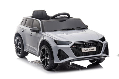 Elektrické autíčko Audi RS6 – na akumulátor | šedé