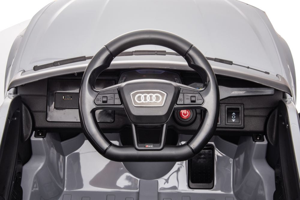Elektrické autíčko Audi RS6 – na akumulátor | šedé