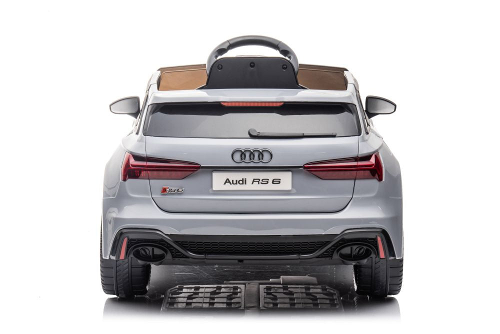 Elektrické autíčko Audi RS6 – na akumulátor | šedé