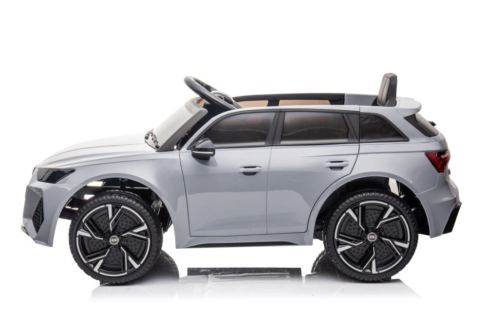 Elektrické autíčko Audi RS6 – na akumulátor | šedé